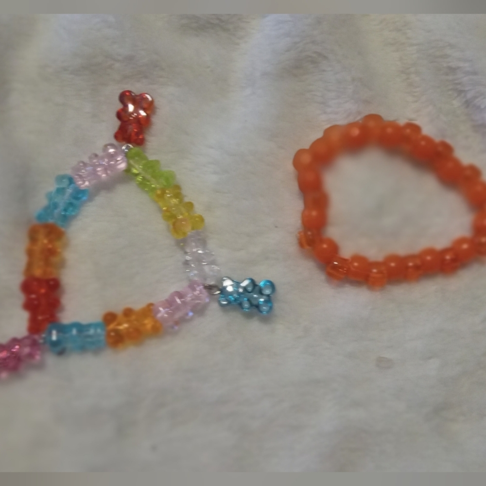 Vibrant Kids Beaded Bracelet Set